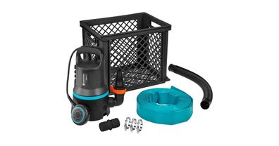Hochwasser-Set 9000, Tauch- / Druckpumpe (schwarz/türkis, 300