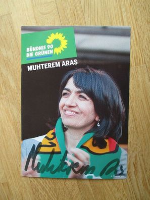 Baden-Württemberg Die Grünen Landtagspräsidentin Muhterem Aras - handsign. Autogramm!