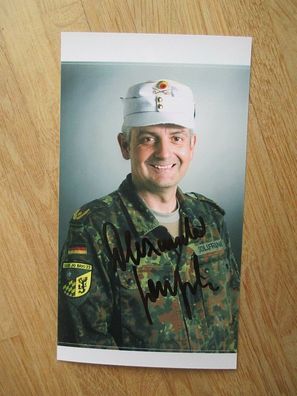 Bundeswehr Brigadegeneral Gebirgsjäger Alexander Sollfrank - handsigniertes Autogramm