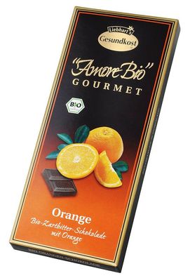 3x Liebhart´s Gesundkost Bio-Orangen-Zartbitter-Schokolade 100g