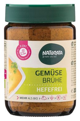 6x Naturata Gemüsebrühe hefefrei 200g