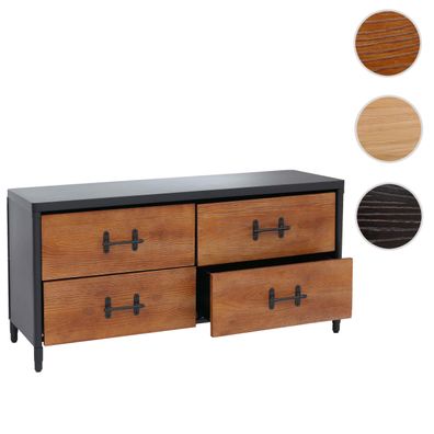 Kommode HWC-Q66, Sideboard Schrank Anrichte, Schubladen Industrial 60x120x40cm