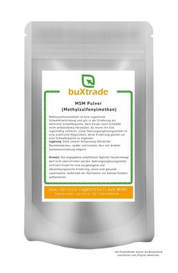 MSM Pulver (Methylsulfonylmethan) 2 kg