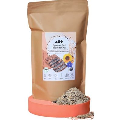 AHO Sprossen Brot Backmischung 600g