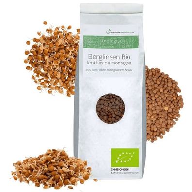 Bio-Sprossen Berglinsen 500 g