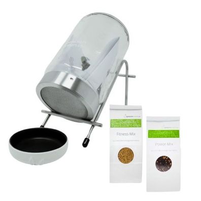 Starterpaket Bio-Sprossen Keimglas 3100 ml (inkl. Power- & Fitness-Mix)