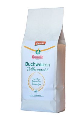 3x Donath Mühle Demeter Buchweizen-Vollkornmehl 500g