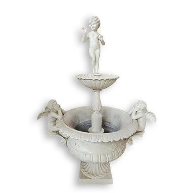 Brunnen aus Gusseisen Replikat Retro Design Dekoration