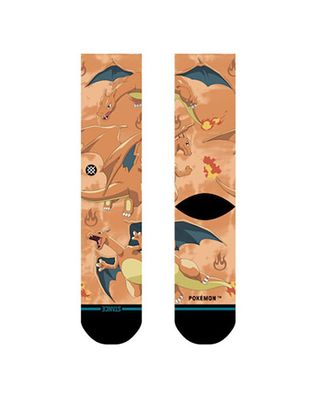 STANCE Socken Charizard Aop Crew orange