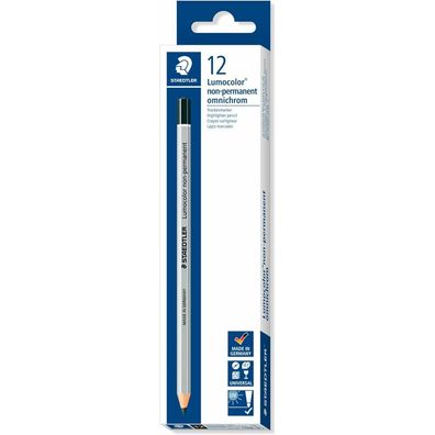 Markierungsstift Staedtler Non-Permanent Schwarz (12 Stück)