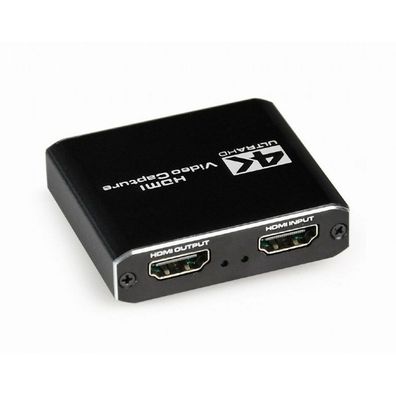 gembird USB-HDMI-Grabber, 4K, Pass-Through-HDMI