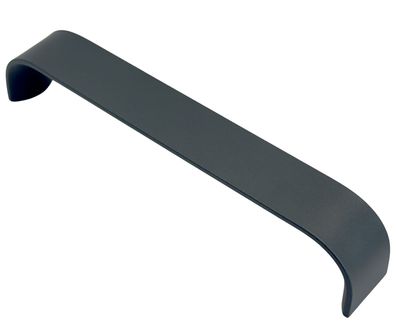 Möbelgriff BA 160 & 320mm Küchengriff modern Türgriff Schrankgriff Grau eloxiert
