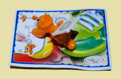 Bote orange mit Beipackzettel