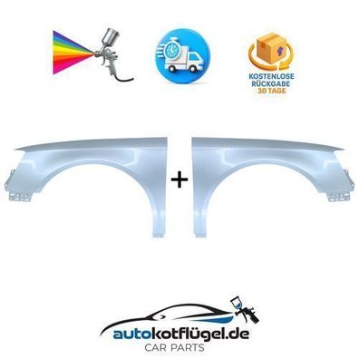 Kotflügel VW Passat B6 Links + Rechts LB5M 05-10 Neu Lackiert