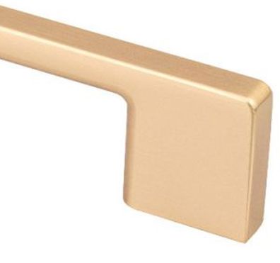 Möbelgriff BA 128 - 320 mm Gold matt gebürstet Metall massiv Küchengriff modern