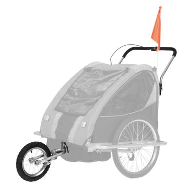 Trekker Jogger Kit fér Fahrradanhänger fér 1-2 Kinder
