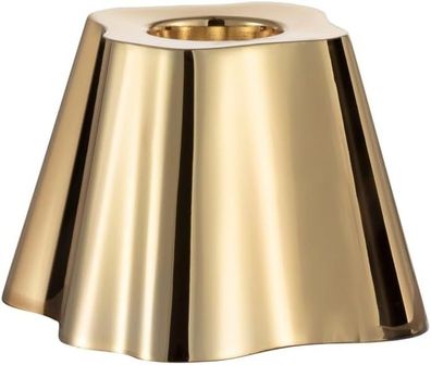 Iittala Alvar Aalto Kerzenhalter, hergestellt aus Messing, in der Größe: 5 x 7,8cm