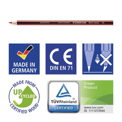 STAEDTLER® 185 C12POW Buntstift Noris colour 100% PEFC