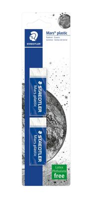 STAEDTLER® 52650BK2DA Mars plastic Radierer BK