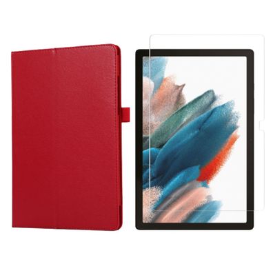 2in1 Set für Samsung Galaxy Tab A8 SM-X200 X205 10.5 Zoll Schutzhülle + Glas