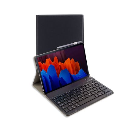 2in1 Bluetooth Tastatur Case für Samsung Tab S7+ / S7 Plus / T970 / T975, S8