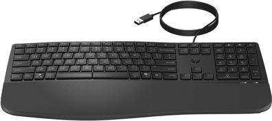 HP 485 Comfort - Tastatur - mehrere Geräte, 23 programmierbare Tasten, 3-Zonen-Layo