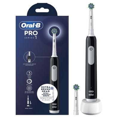 Oral-B Pro Series 1 Erwachsener Vibrierende Zahnbürste Schwarz - Weiß (8006540771457)