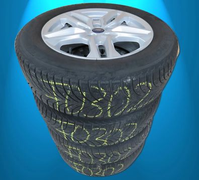 Winterräder Satz Ford Edge Michelin LatAlpin 235 60 18 auf Ford original Alu RDK