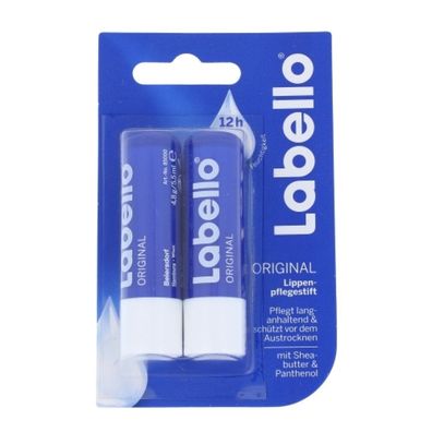 Labello Original 24h-Feuchtigkeits-Lippenbalsam Duo