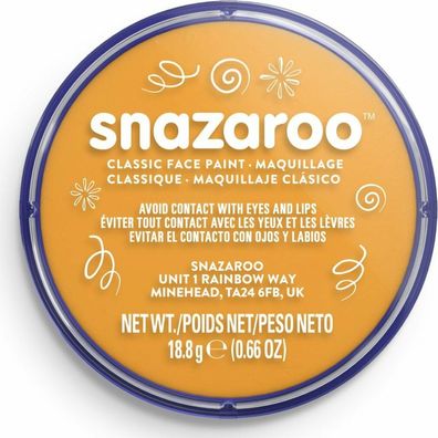 Snazaroo Gesichtsfarbe Ocker Gelb 18ml