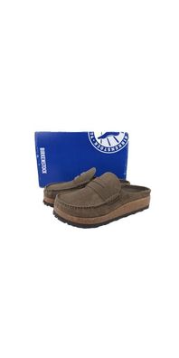 Birkenstock Naples Wrapped Clogs Kaffeebraun