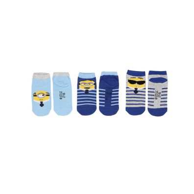Minions 3er-Pack Sneakersocken – Bequeme und coole Kindersocken für