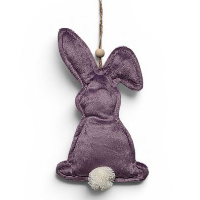 Goldbach Deko-Hase ´Hasenköpper´ lila Stoff-Hase zum Hängen ca.10x16x4cm Ostern