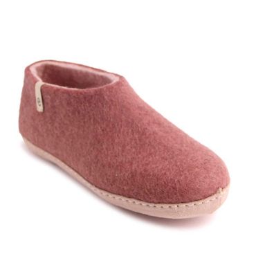 Hausschuh egos copenhagen classic shoe junior Dusty Rose Schafwolle Filz Nepal