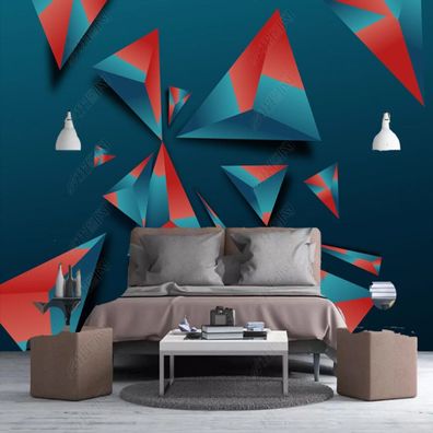 Wandtapete Abstrakte Formen Modern Wandbild Wohnzimmer Dekor 10739