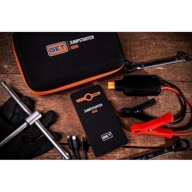 GET Jump Starter Mini Portable emergency starter ATV PWC 5 Volt 2,1 Ampere Powerbank