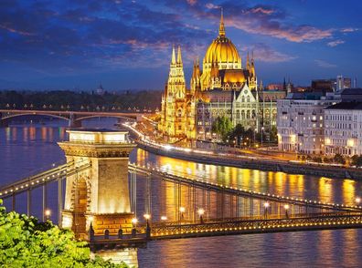 Budapest bei Sonnenuntergang