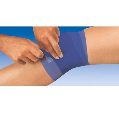 Peha-haft® Color Fixierbinde blau 4 cm x 4 m
