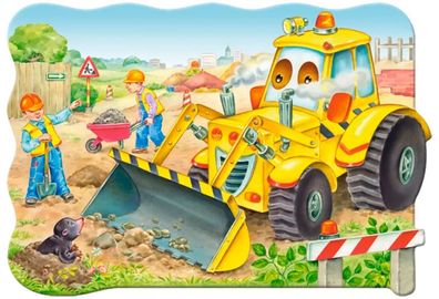 Bulldozer in Aktion