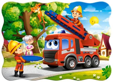 Feuerwehrmänner zur Rettung
