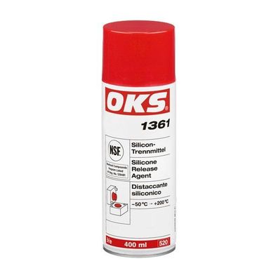 12 Dosen OKS 1361 Silikontrennmittel, Spray, 400ml, NSF H1, -50 bis + 200°C