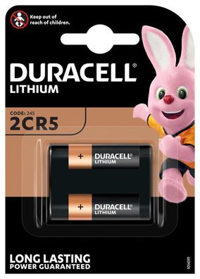 Duracell DL245 2CR5 2CR5M 245 Lithium Power Photo Batterie 6V im Blister