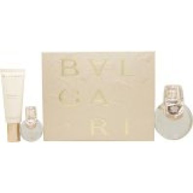 Bvlgari Omnia Crystalline Gift Set 100ml EDT + 15ml EDT + 40ml Handcream