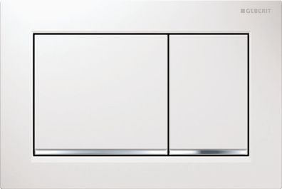Geberit Omega 20 square Betätigungsplatte für 2-Mengen-Spülung
