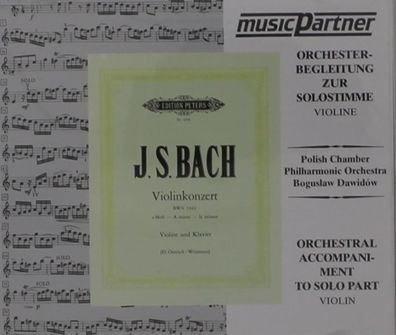 Various: CD zu Übungszwecken - Johann Sebastian Bach: Violinko
