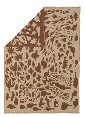 Iittala Oiva Toikka Collection Decke 180x130cm Cheetah Braun 1061495