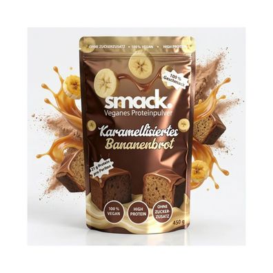 55,33 €/ kg | smack. Veganes Proteinpulver Karamellisiertes Bananenbrot 450g