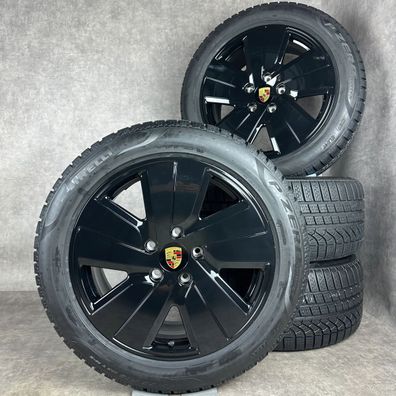 Winterräder Porsche Taycan 19" Original S AERO Felgen DOT23 + 24 9J1073604BB J1 II