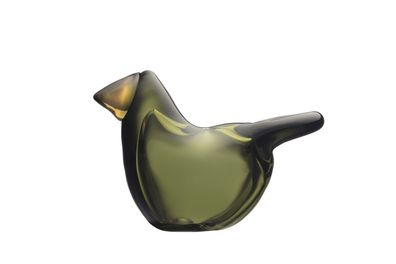 Iittala Birds by Toikka Fliegenfänger - Moosgrün/Kupfer 1057699