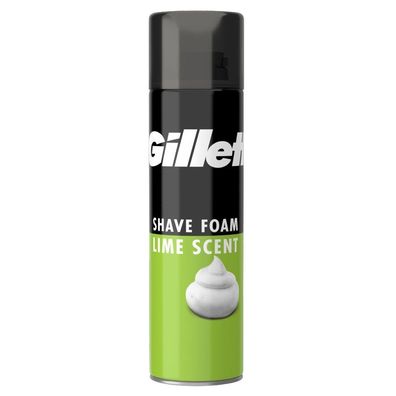 Gillette Rasierschaum für Männer mit Limettenduft, 200ml
